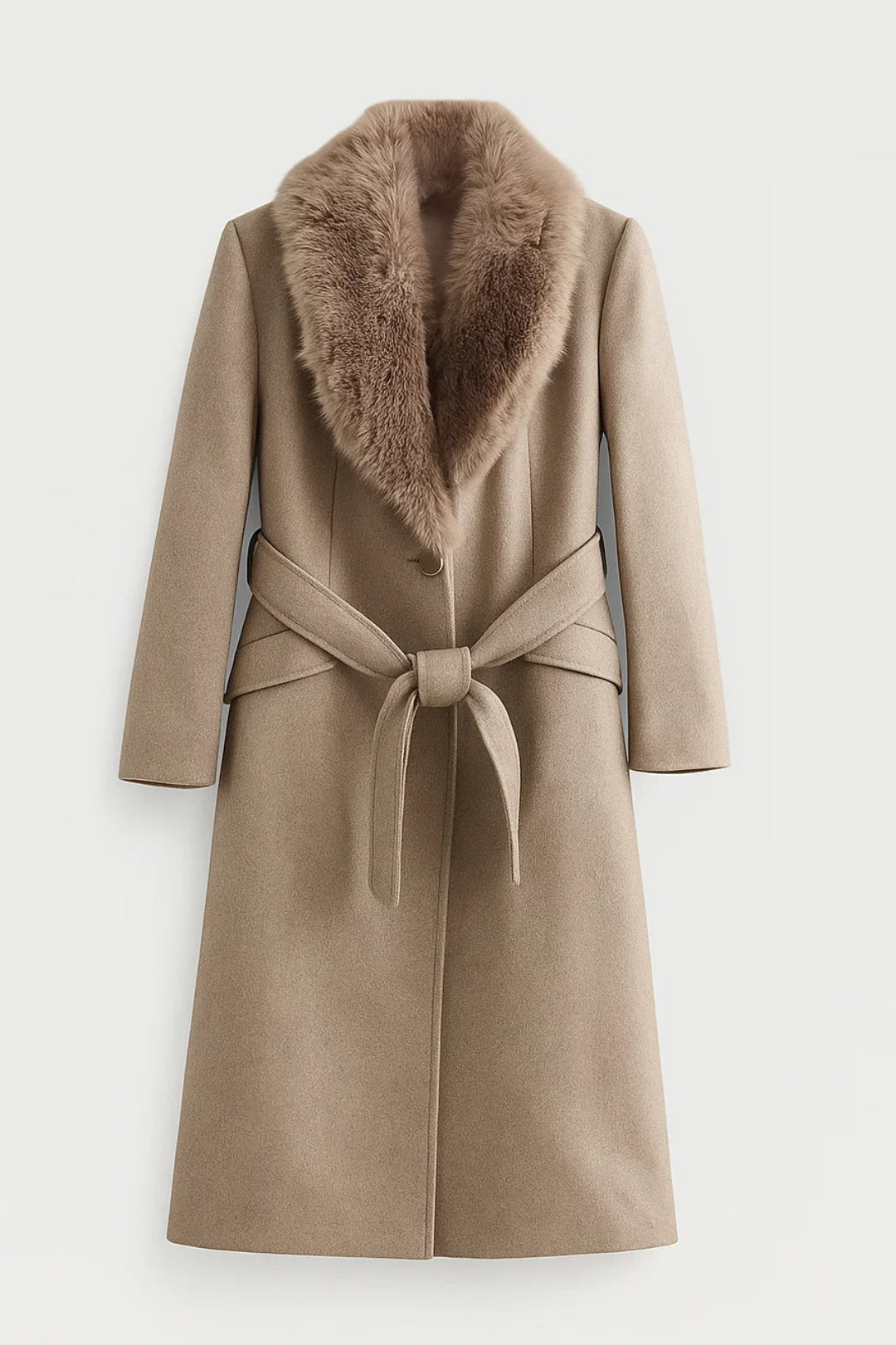 Eleganter Mantel | Klassischer Schnitt mit breitem Kragen | Zeitlose Silhouette