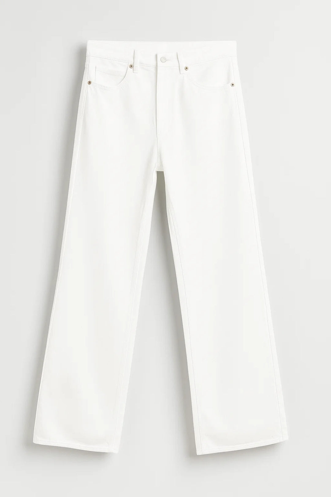 Weit geschnittene Hose | Hoher Bund und gerade Beine | Schlichte Modernität