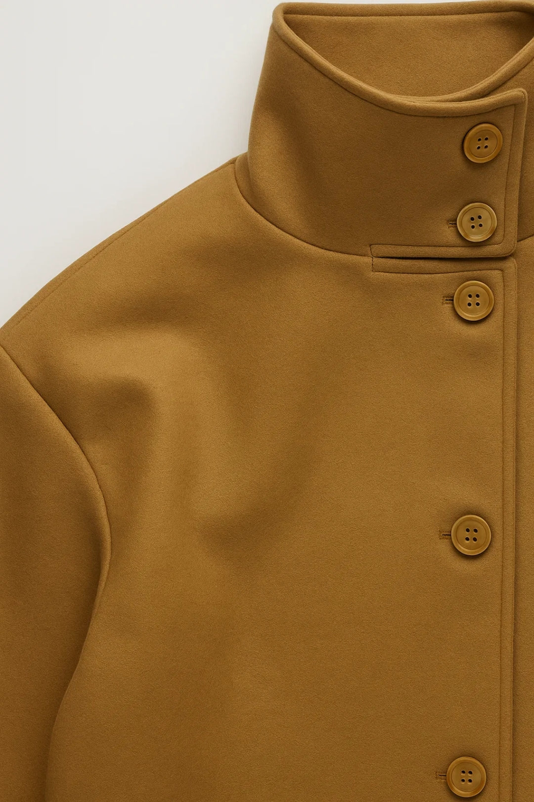 Kurzjacke mit Stehkragen | Klare Linien | Eleganter Minimalismus