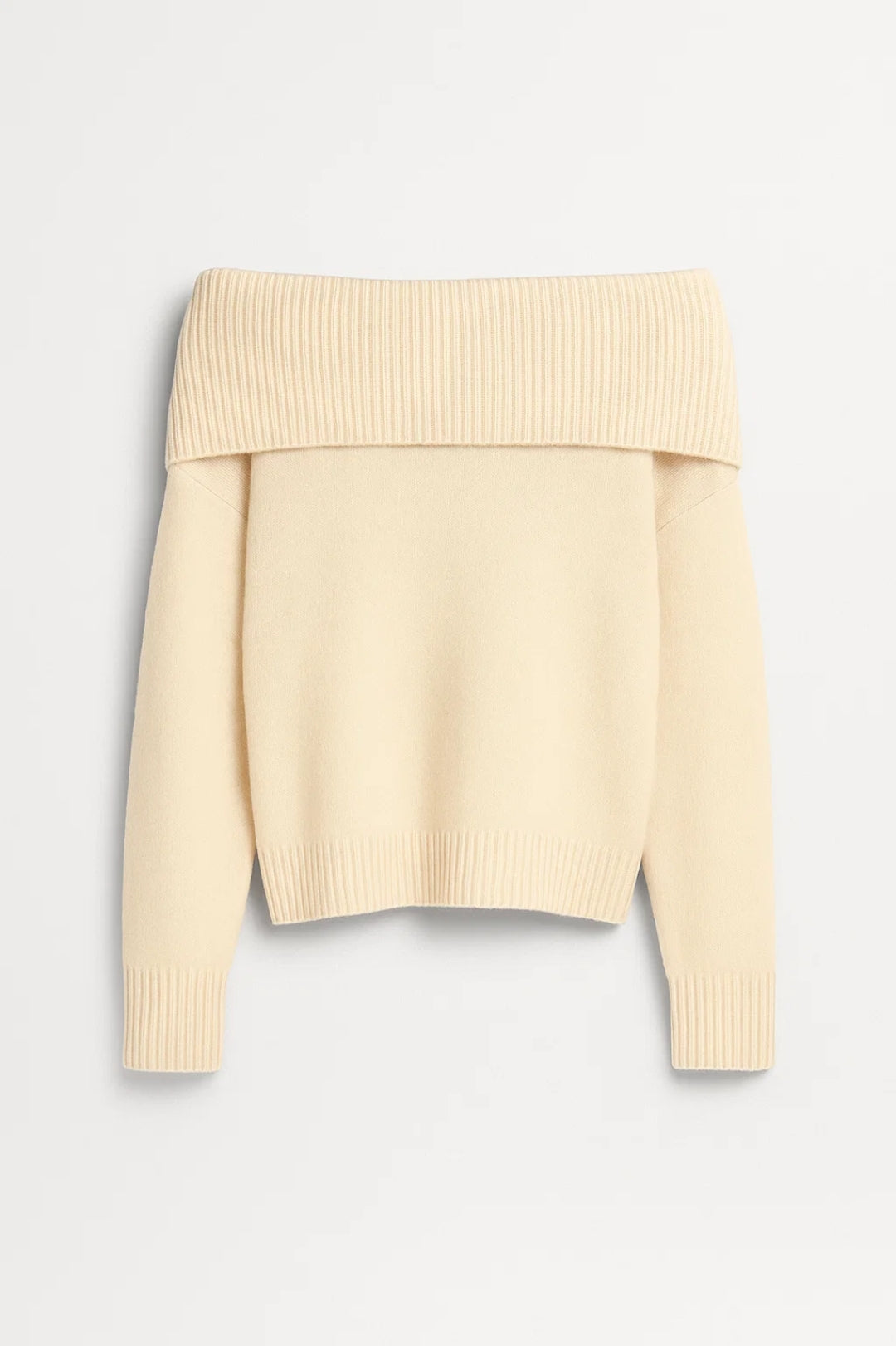 Off-Shoulder Pullover | Weich & Feminin | Für stilvolle Herbst-Looks