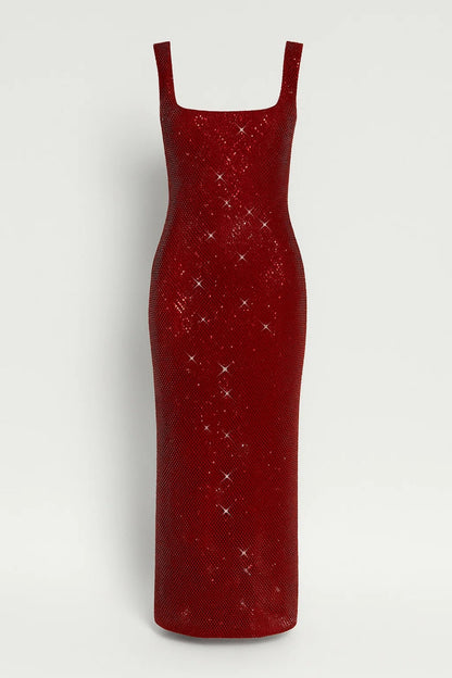 Abendkleid | Figurbetont mit Glanzoptik | Glamouröse Eleganz