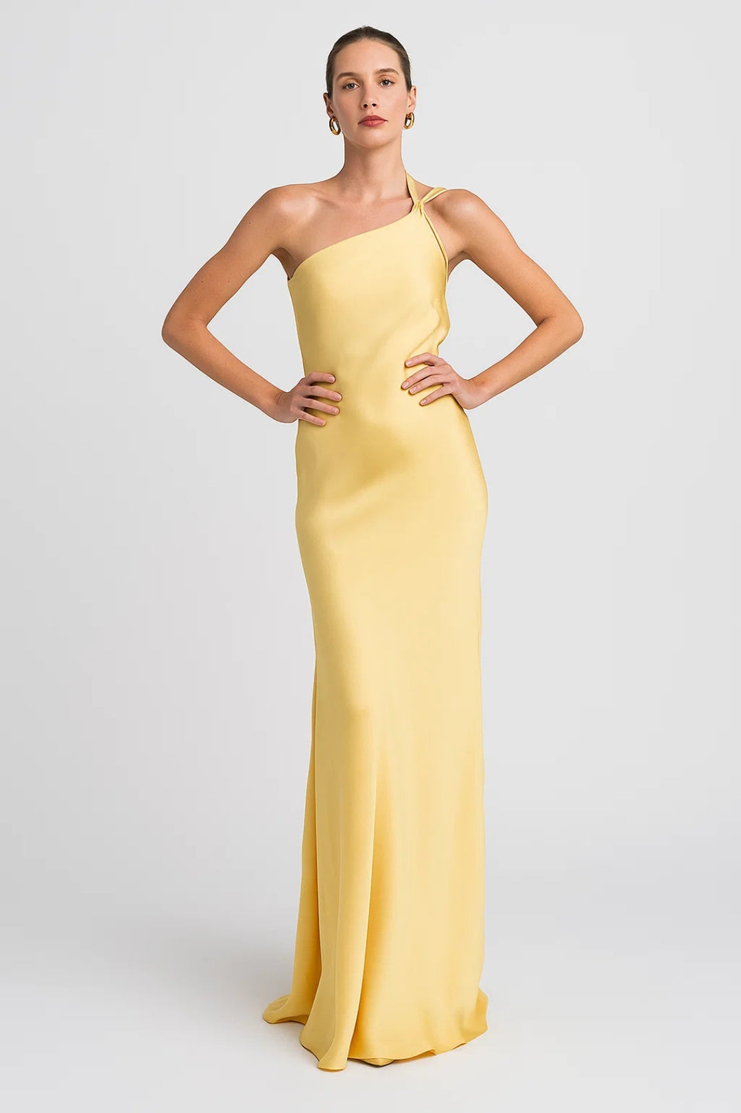 Abendkleid mit One-Shoulder-Träger | Fließend & Elegant | Ideal für Events