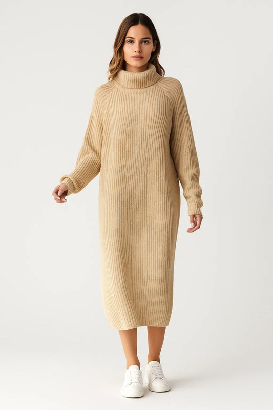 Strickkleid | Rollkragen | Zeitlose Wärme