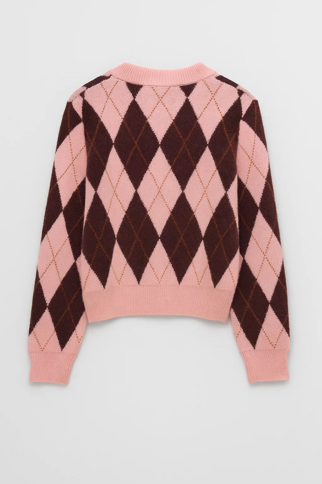 Cardigan | Rautenmuster | Verspielte Eleganz