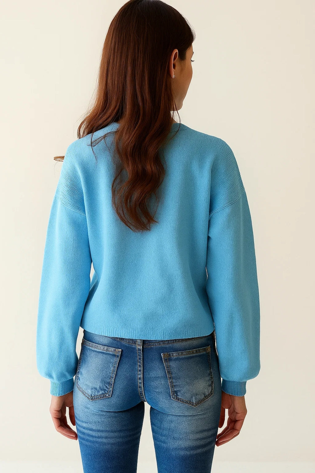 Strickjacke mit Geistermuster | Weich & Verspielt | Ideal für kühle Tage