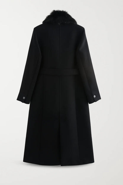 Eleganter Mantel | Klassischer Schnitt mit breitem Kragen | Zeitlose Silhouette