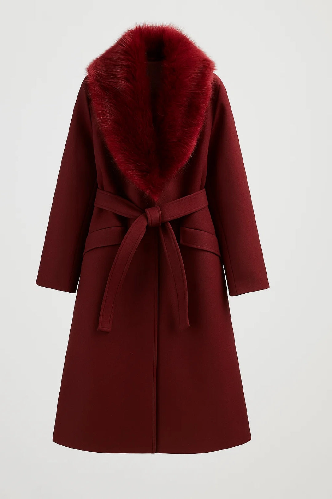 Eleganter Mantel | Klassischer Schnitt mit breitem Kragen | Zeitlose Silhouette