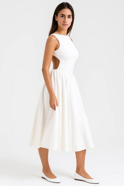 Elegantes Kleid | Ärmellos | Klassischer Schnitt