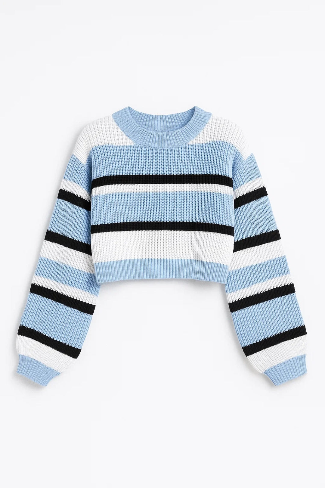 Gestreifter Pullover | Kurzer Schnitt | Moderner Alltagsstil