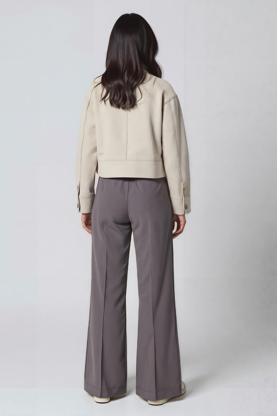 Kurzjacke aus Velours | Weich und Stylisch | Ideal für Übergangszeiten