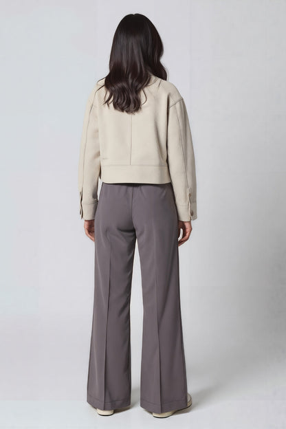 Kurzjacke aus Velours | Weich und Stylisch | Ideal für Übergangszeiten