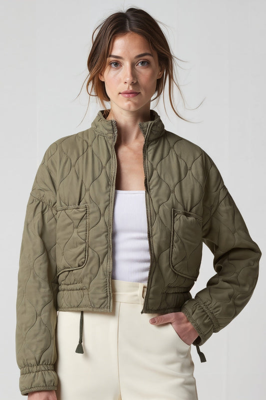 Steppjacke Kurz | Gefüttert und Leicht | Ideal für den Herbst