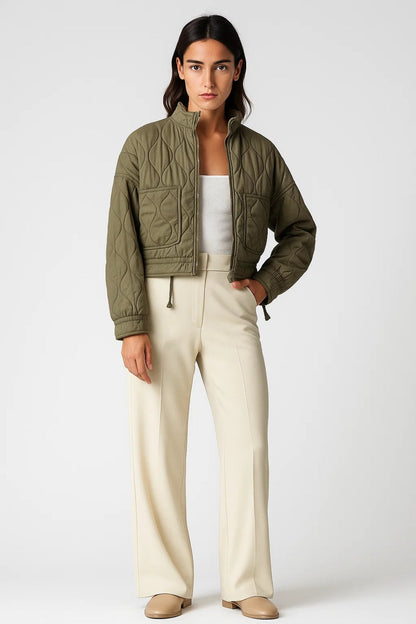 Steppjacke Kurz | Gefüttert und Leicht | Ideal für den Herbst