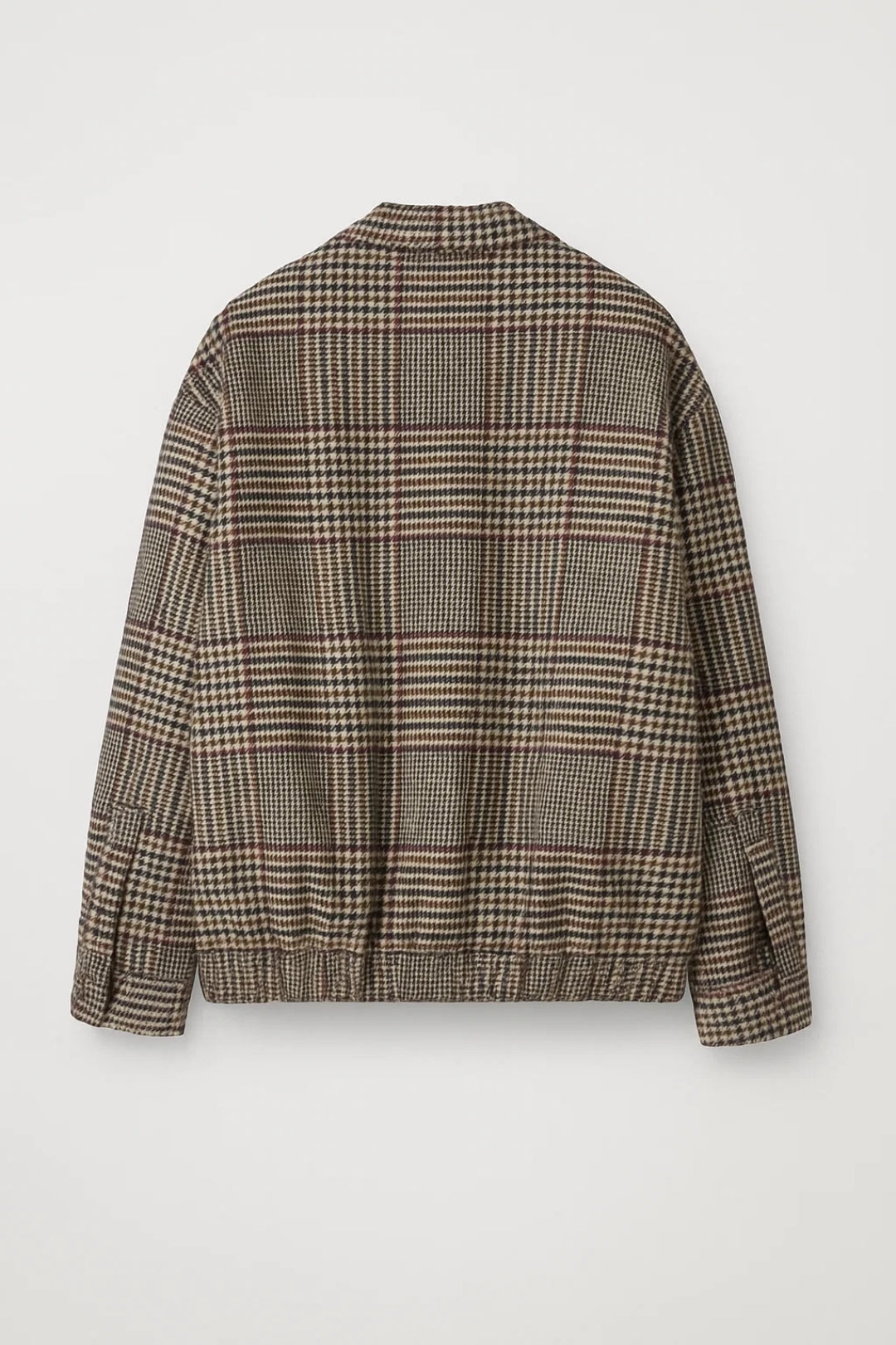 Karo-Jacke | Gerader Schnitt mit Kragen | Klassische Eleganz