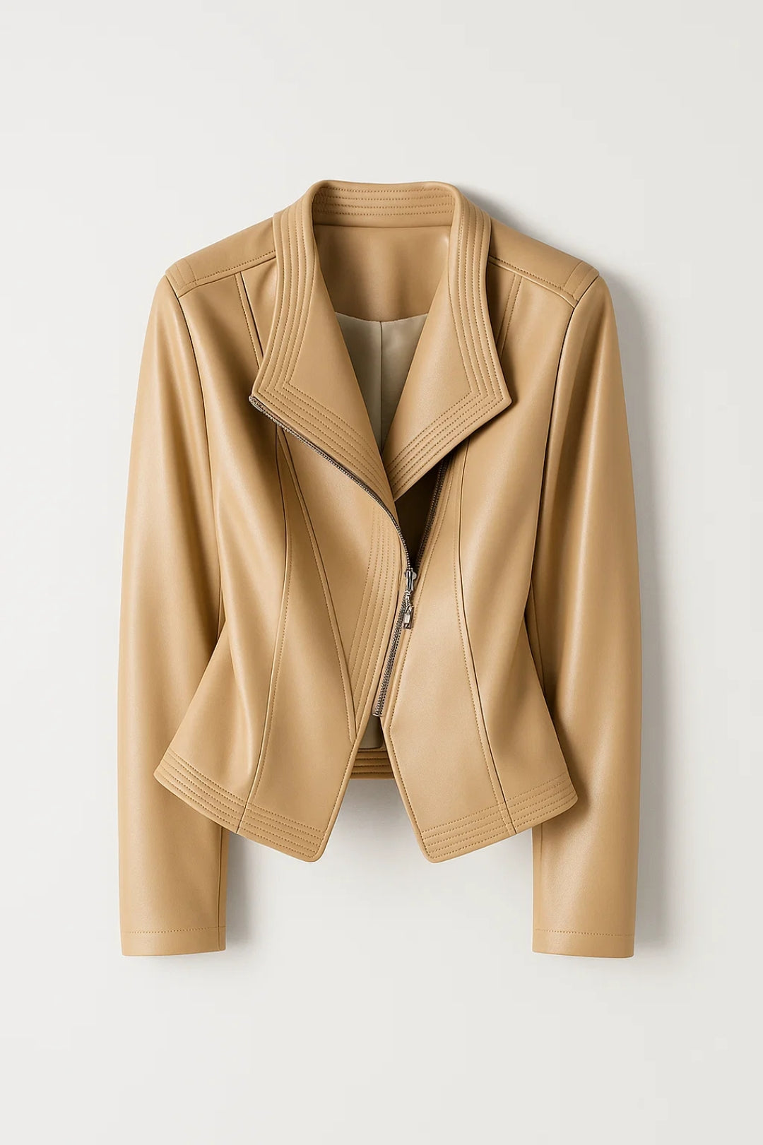 Kurze Jacke | Figurbetonter Schnitt mit Reissverschluss | Zeitlose Eleganz