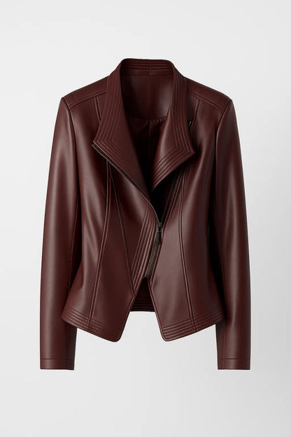 Kurze Jacke | Figurbetonter Schnitt mit Reissverschluss | Zeitlose Eleganz