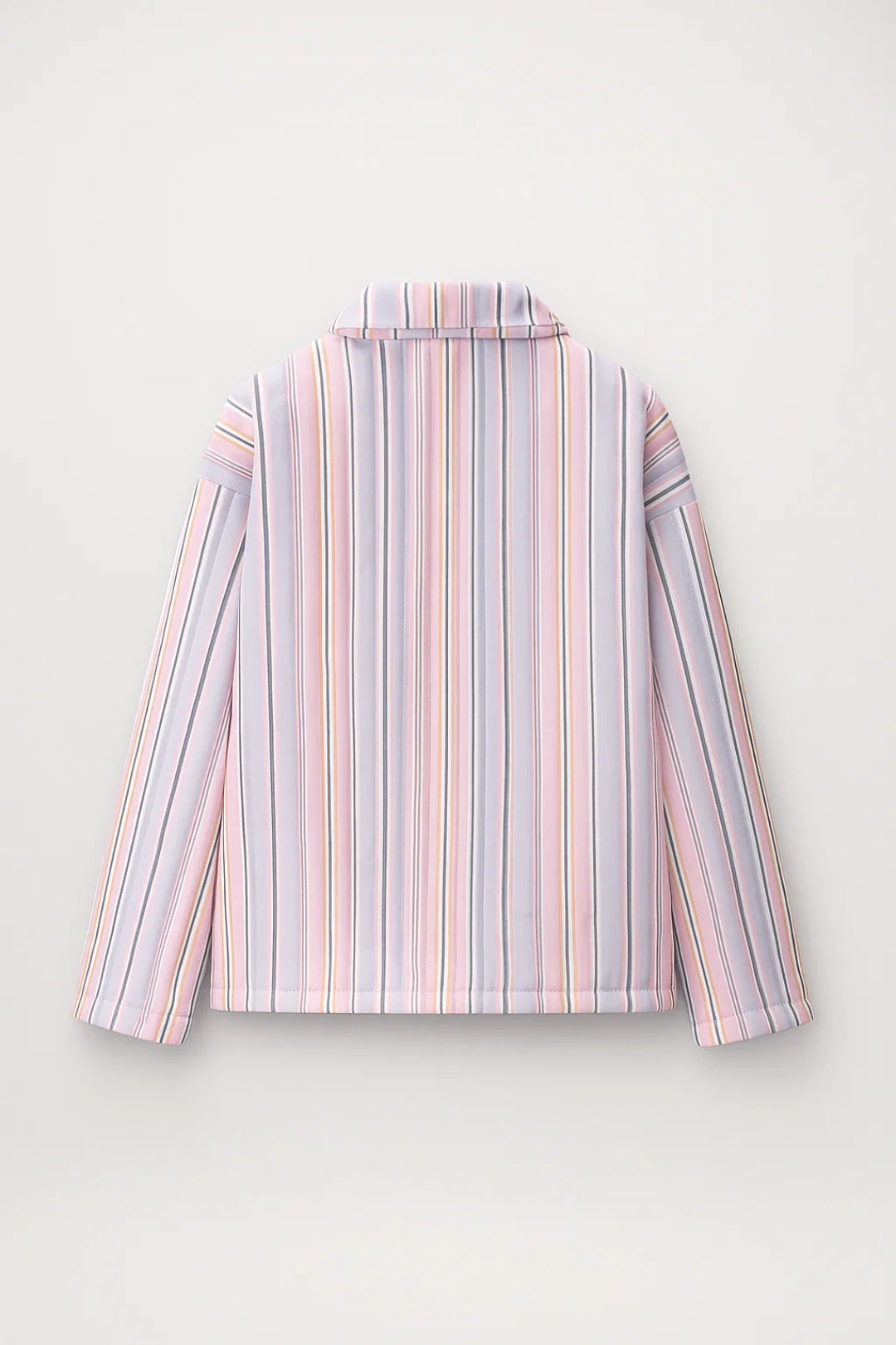 Kurze Jacke | Gestreiftes Design mit Reissverschluss | Leichte Frühlingsoptik