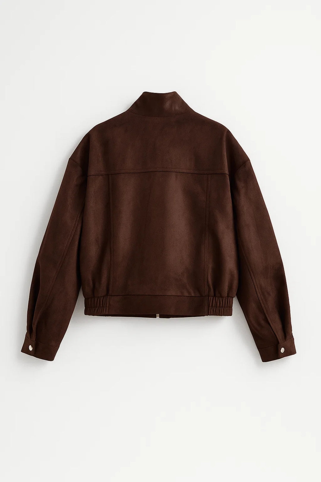 Kurze Jacke | Klare Linien und Druckknöpfe | Schlichte Eleganz