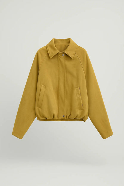 Kurze Jacke | Klassischer Kragen und klare Form | Zeitlose Schlichtheit