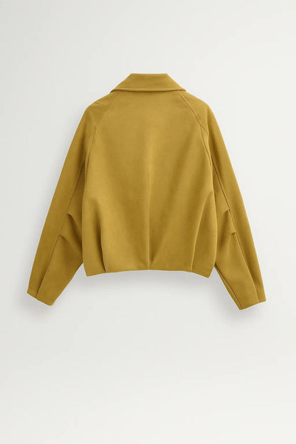 Kurze Jacke | Klassischer Kragen und klare Form | Zeitlose Schlichtheit