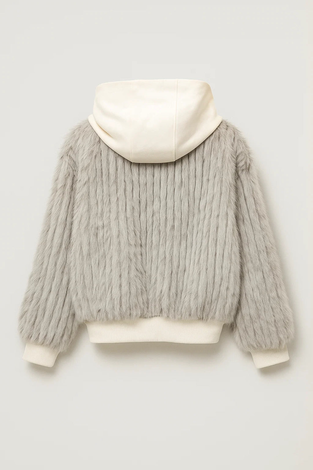 Kurze Jacke | Strukturierte Oberfläche mit Kapuze | Moderne Wärme