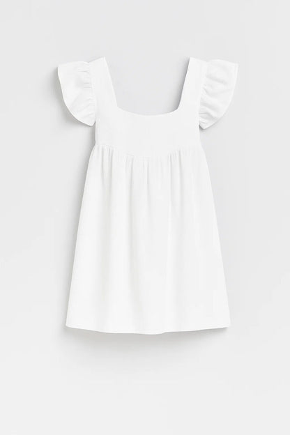 Kurzes Kleid | Puffärmel | Femininer Schnitt