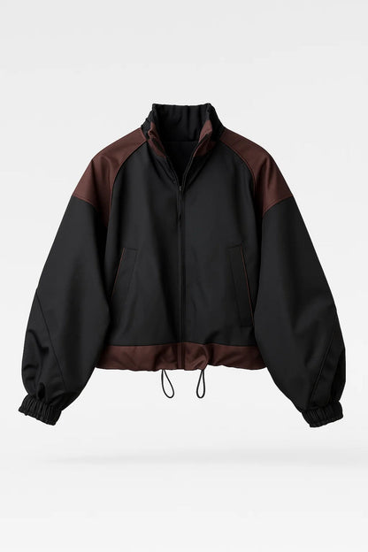 Kurzjacke | Sportlicher Schnitt mit Kontrastdetails | Moderne Schlichtheit