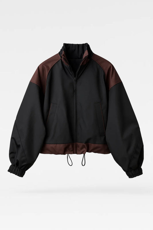 Kurzjacke | Sportlicher Schnitt mit Kontrastdetails | Moderne Schlichtheit