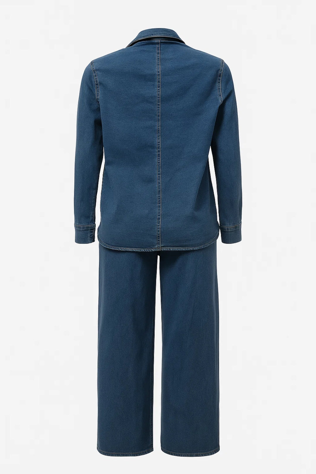 Lässiges Set | Lockerer Schnitt mit Kragen | Zeitlose Schlichtheit