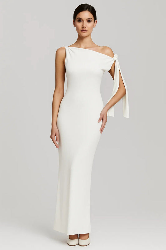 Langes Kleid | Asymmetrischer Schnitt | Moderne Eleganz