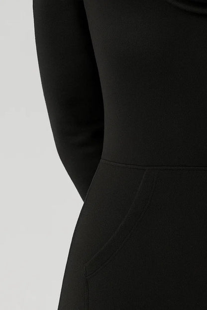 Maxi Kleid | Langarm mit Rollkragen | Schlichte Raffinesse