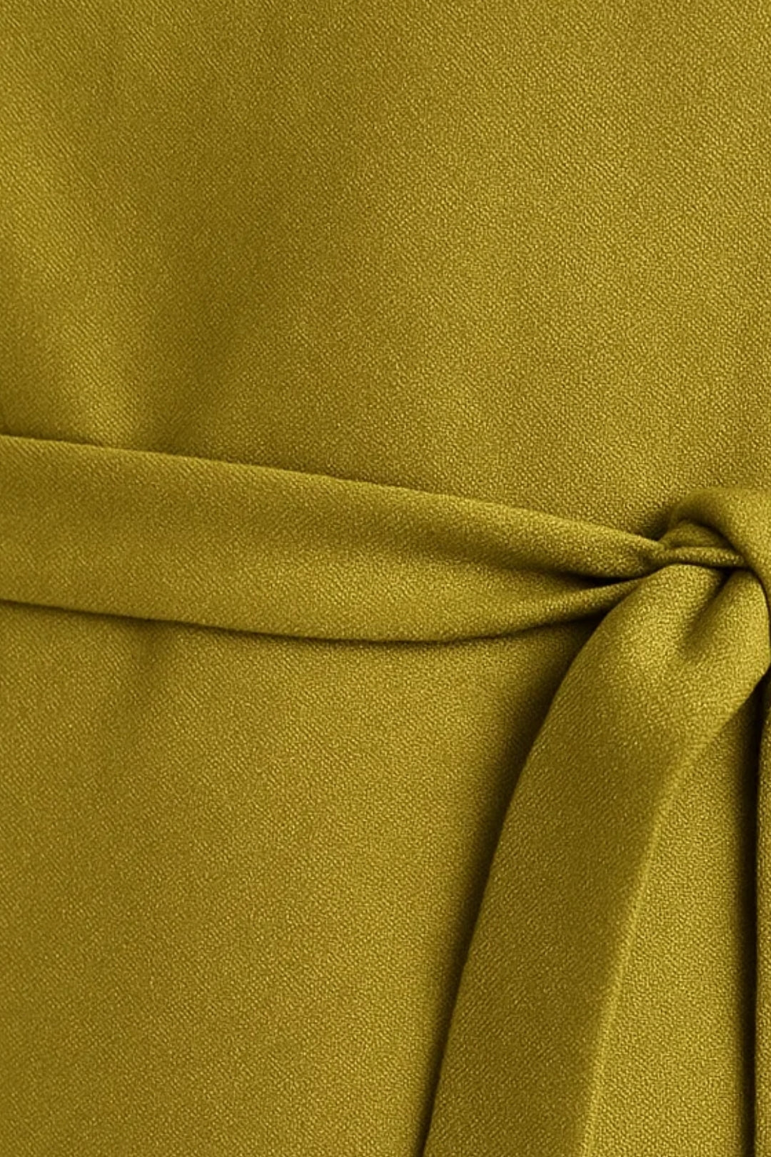 Midi Kleid | Ärmellos mit Bindegürtel | Schlichte Eleganz