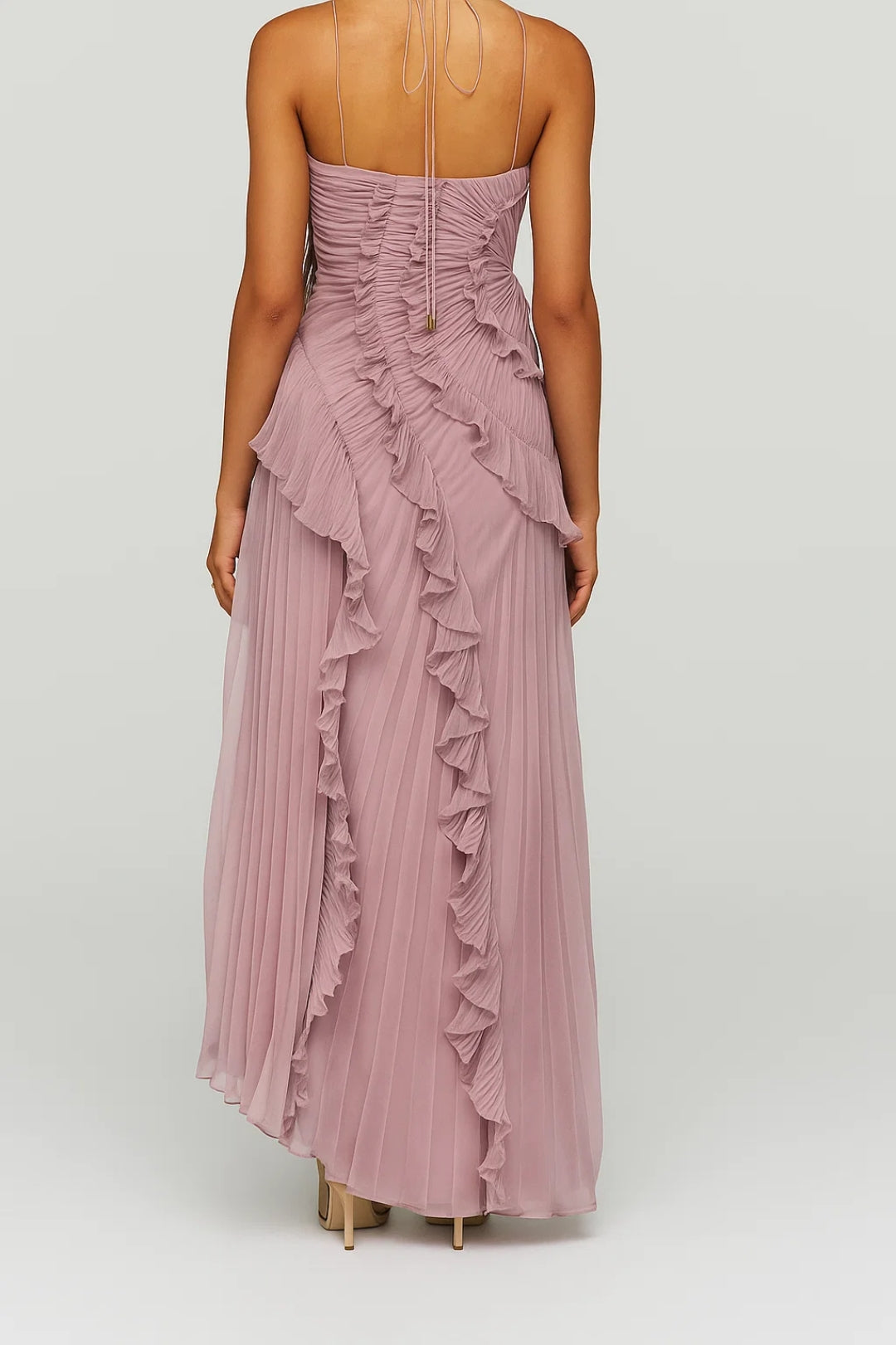 Midikleid | Drapiertes Design mit Plisseefalten | Stilvolle Raffinesse