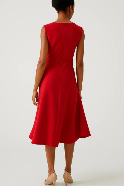 Midikleid | Femininer Schnitt mit Volantdetail | Zeitlose Eleganz