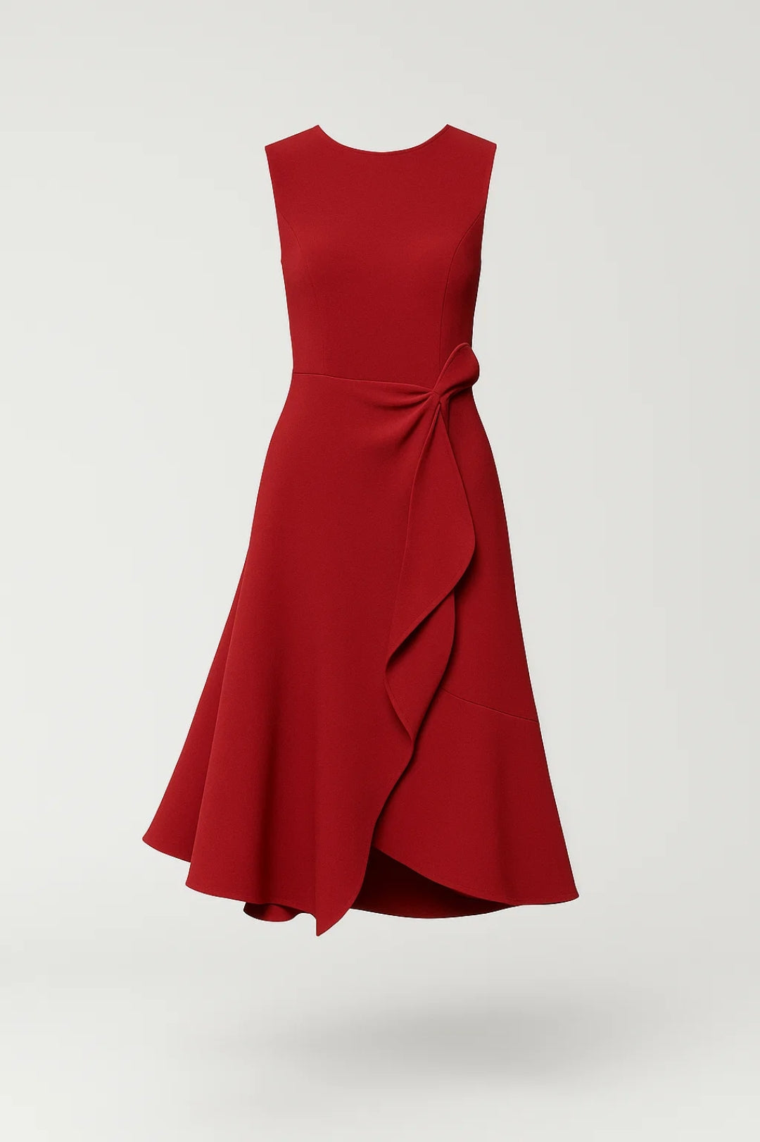 Midikleid | Femininer Schnitt mit Volantdetail | Zeitlose Eleganz