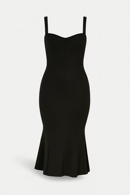 Midikleid | Figurbetont mit Trägern | Klassische Eleganz