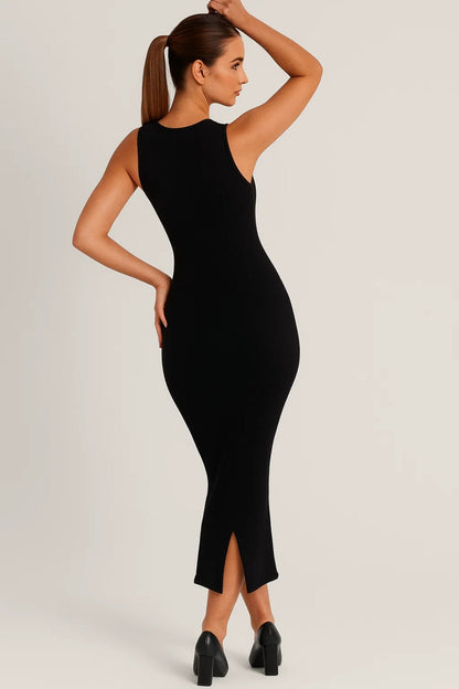 Midikleid | Figurbetonter Schnitt | Zeitlose Schlichtheit