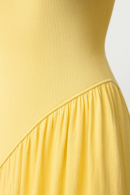 Sommerkleid Lang | Ärmelloser Schnitt mit Racerback | Leicht und Alltagsfreundlich