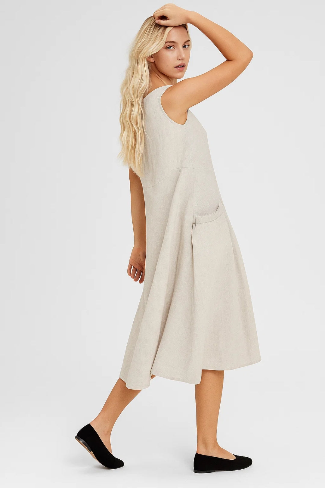 Sommerkleid | Ärmellos | Bequemer Schnitt