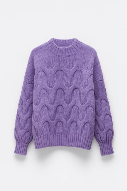 Strukturierter Pullover | Gerader Schnitt | Zeitlose Wärme