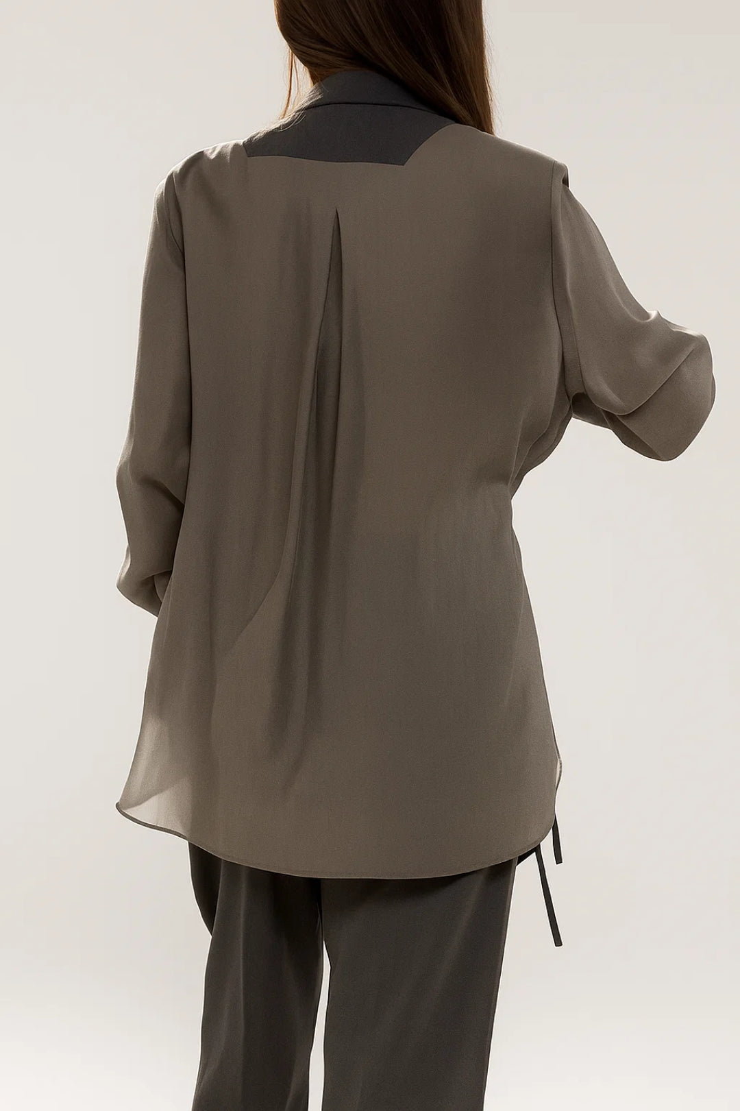 Zweiteiliges Set | Wickelweste mit weiter Hose | Moderne Eleganz