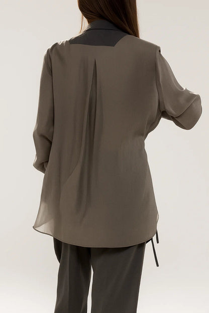 Zweiteiliges Set | Wickelweste mit weiter Hose | Moderne Eleganz