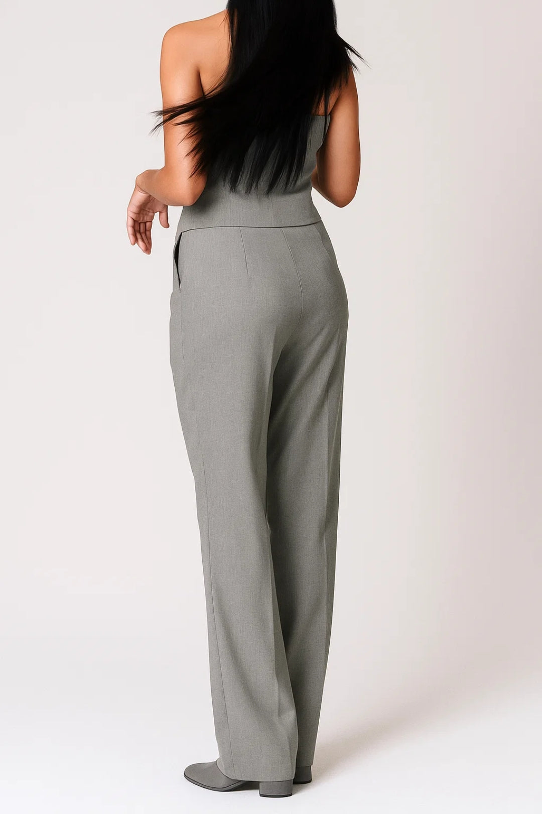 Zweiteiliges Set | Ärmellose Weste mit Hose | Klassische Eleganz