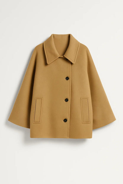 A-Linien-Jacke mit Knopfleiste | Weit geschnitten | Zeitlos und elegant