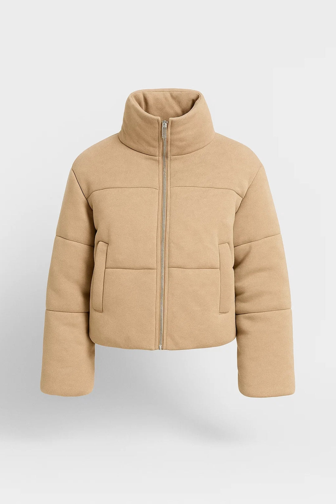 Kurze Damenjacke mit Stehkragen | Klare Linienführung | Bequem und Alltagstauglich