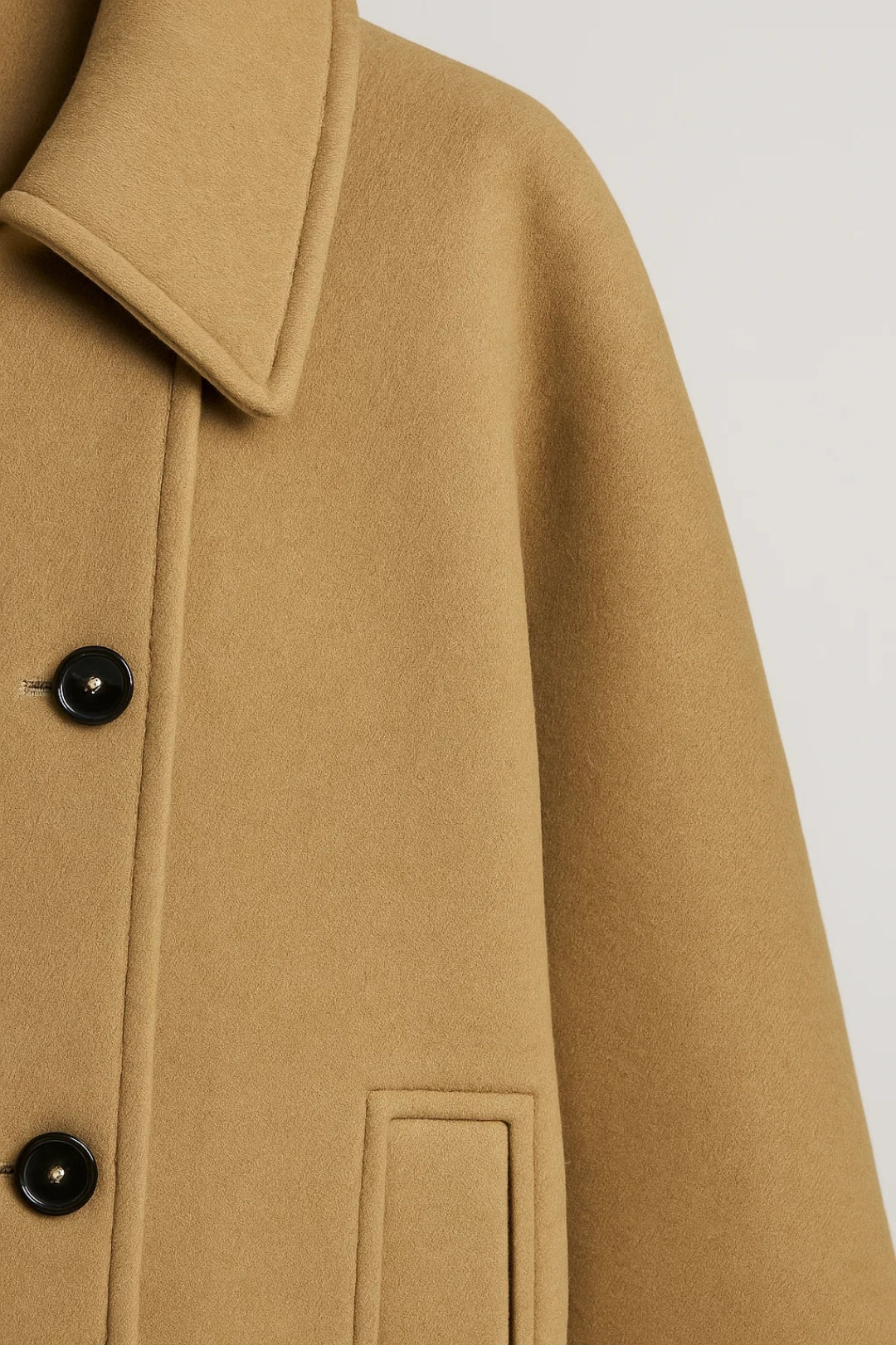 A-Linien-Jacke mit Knopfleiste | Weit geschnitten | Zeitlos und elegant