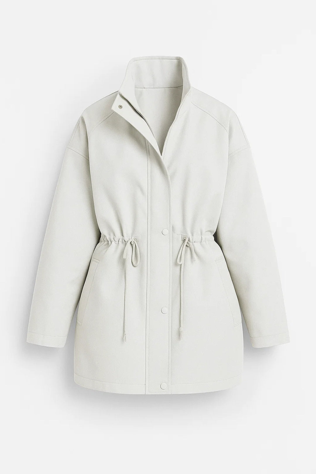 Übergangsjacke | Verstellbare Taille mit Kordelzug | Schlicht und modern