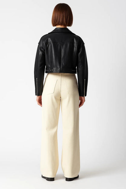 Kurze Jacke | Moderner Schnitt mit Reissverschluss | Markante Eleganz