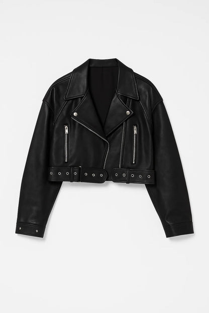 Kurze Jacke | Moderner Schnitt mit Reissverschluss | Markante Eleganz