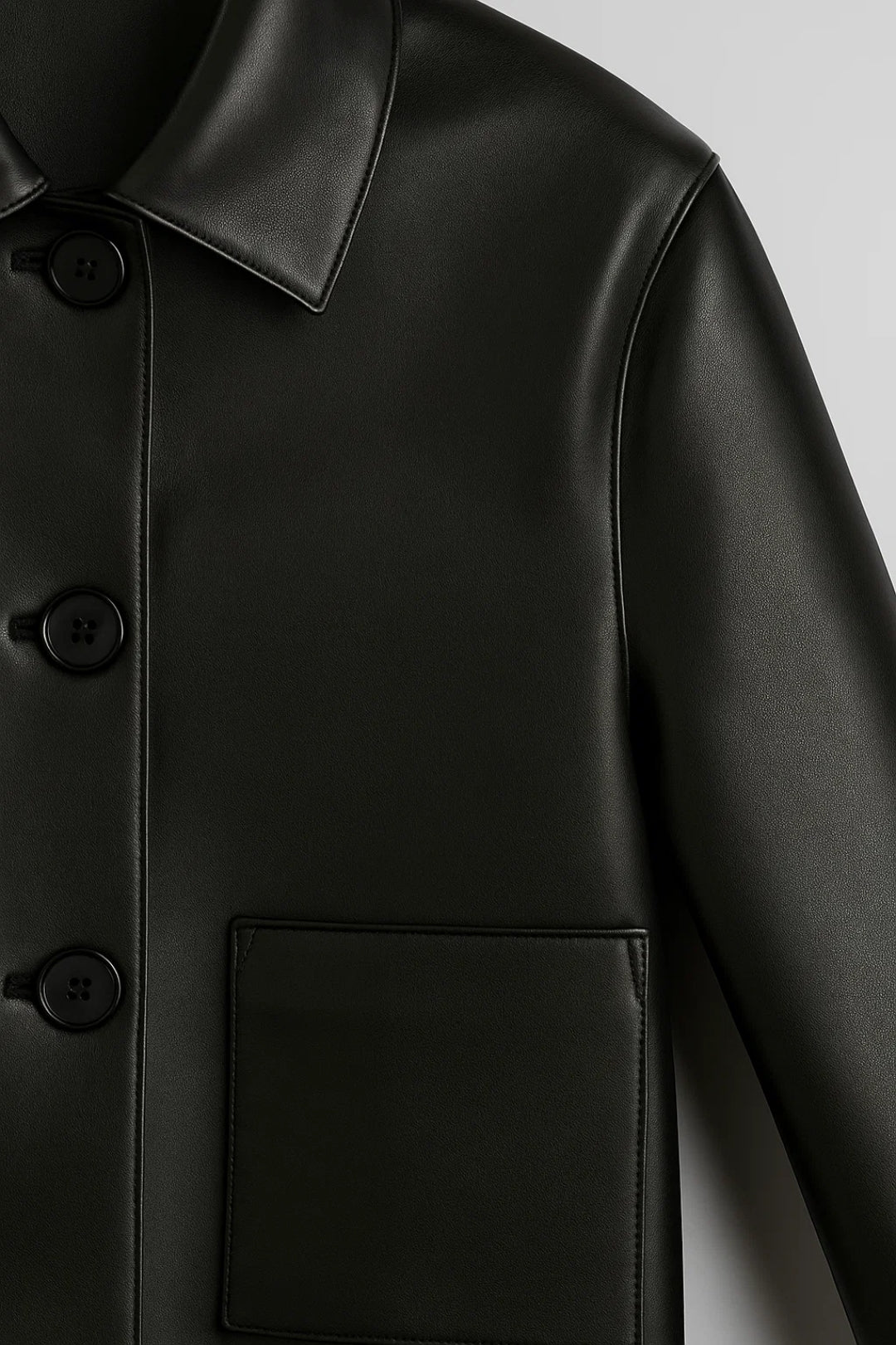 Kurze Damenjacke | Minimalistischer Schnitt mit Knopfleiste | Zeitlose Eleganz